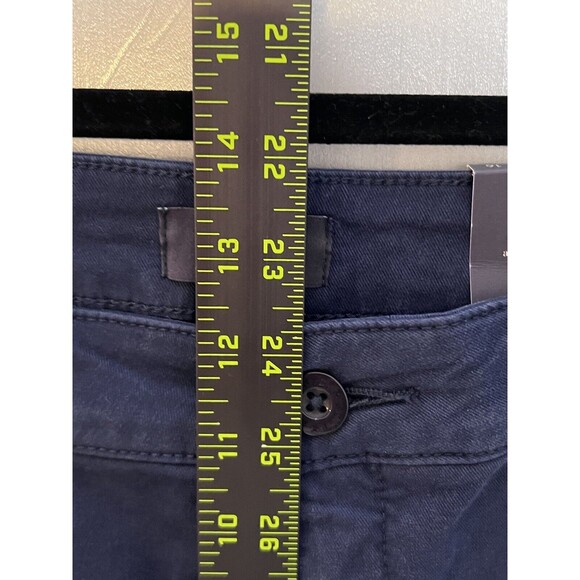 NWT NYDJ Womens Sz 16 Blue Zach Peacoat Straight Ankle Chino Pants - Picture 9 of 10